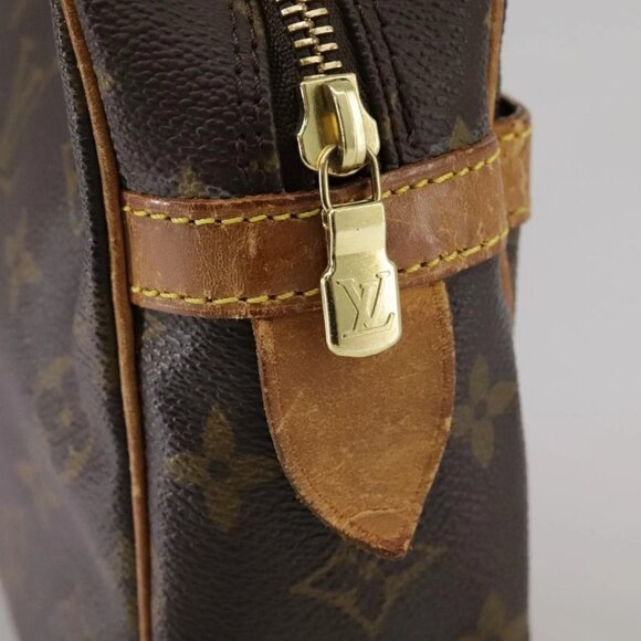 LOUIS VUITTON Monogram Compiegne 28 Clutch Bag M51845 LV Auth 106986 - Picture 9 of 16